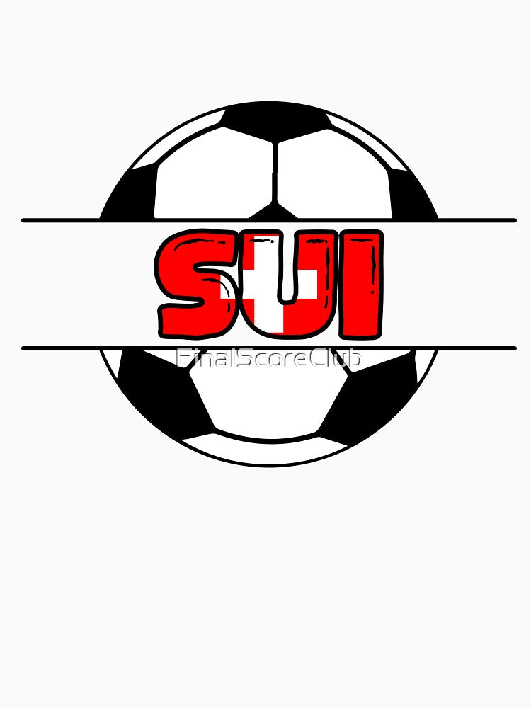 Switzerland Soccer SUI Design by FinalScoreClub