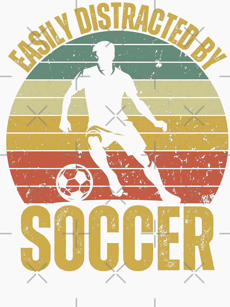 Retro Easily Distracted By Soccer by legendaryskins