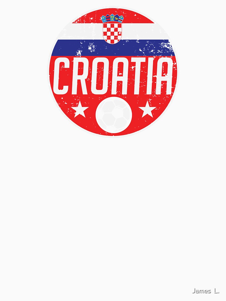 Croatia Soccer Supporter Player Flag Pride Jersey Design by James  L.
