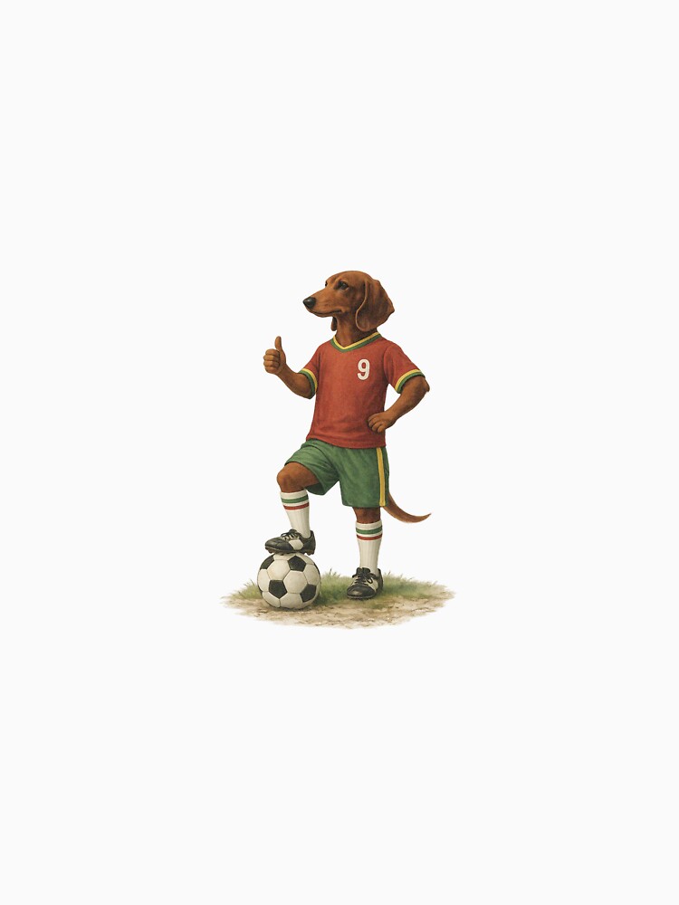 Dachshund Playing Soccer Dog by Dodosheep