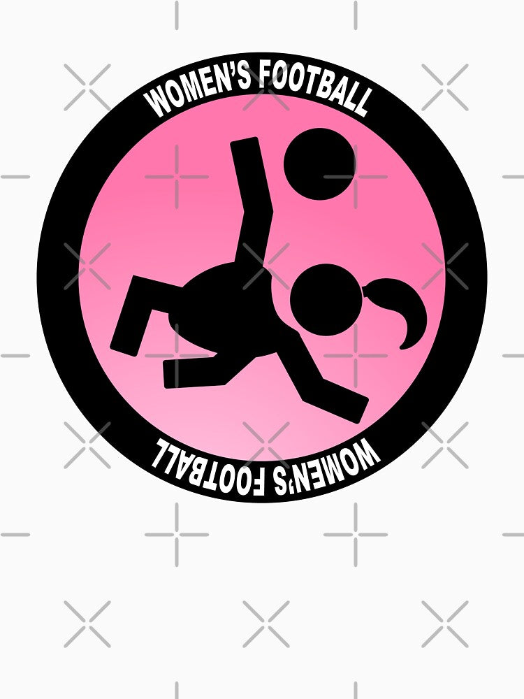 Sticker Women's Football Lady Soccer Bicycle Kick by mc-webdesign