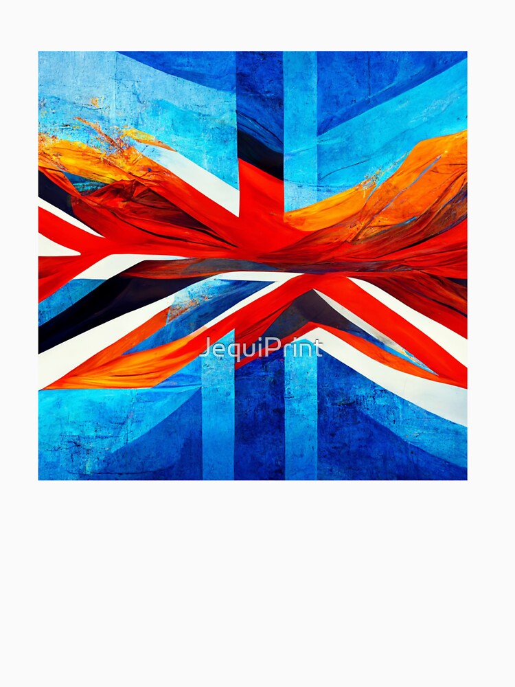 Uk Flag Surrealism by JequiPrint