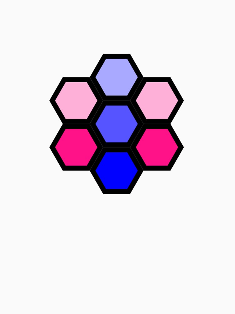 Hexagonal Butterfly Flower by Romogi