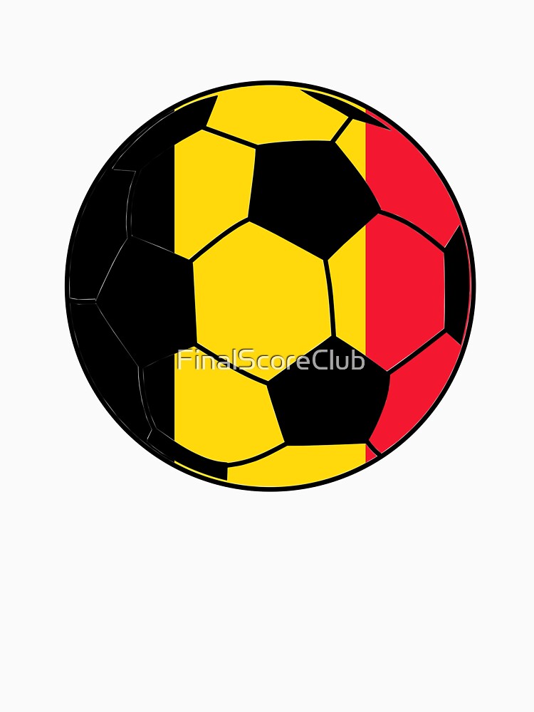 Belgium Flag Soccer Ball by FinalScoreClub