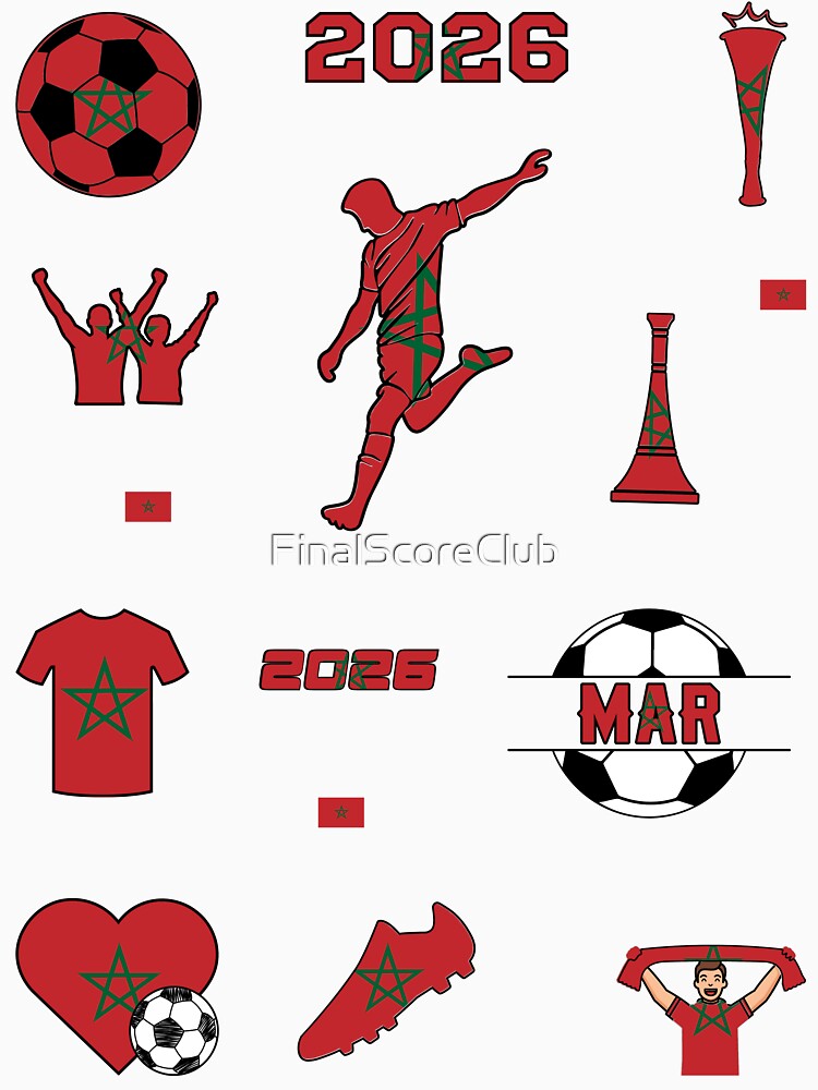 Morocco 2026 Soccer Collection by FinalScoreClub