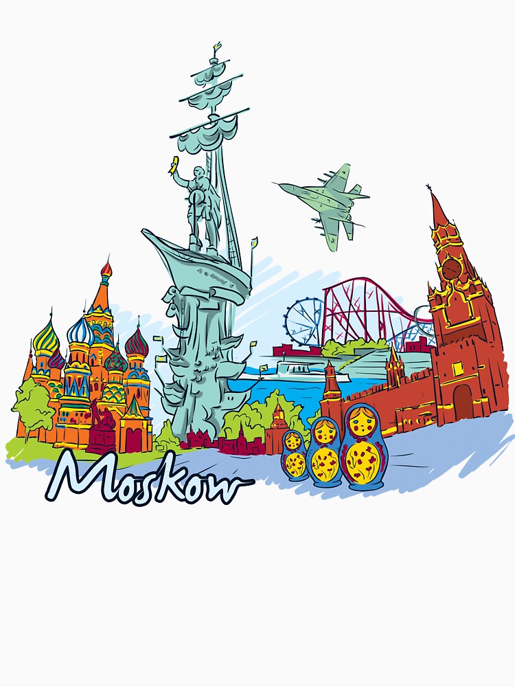 Moscow Russia - Beautiful Places Around The World by Ding-One