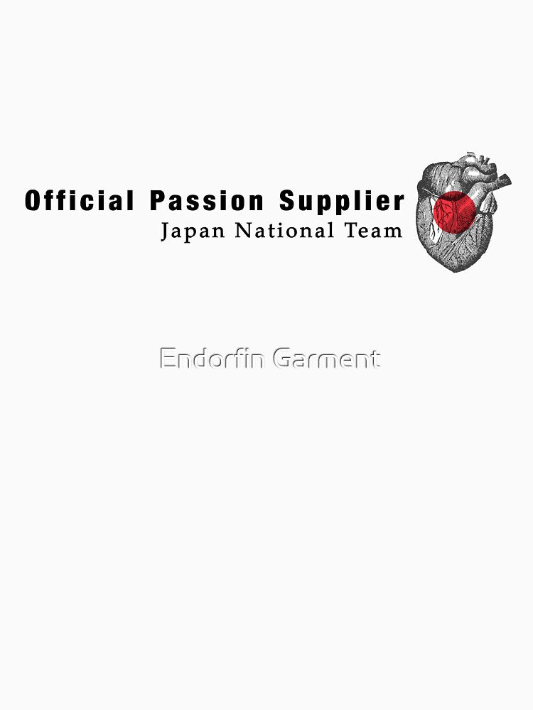 Japan Fan Shirt "Passion & Heart" by Endorfin Garment