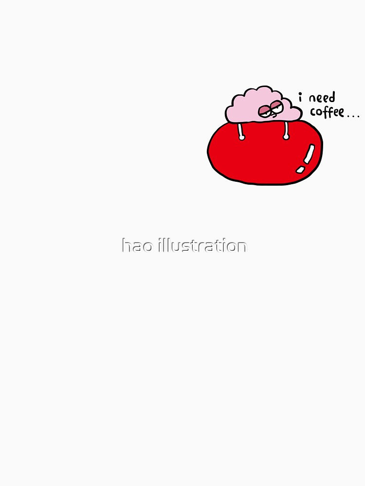 hao illustration – cotton candy & redbubble - I’m Not Tired You Are Sticker by hao illustration