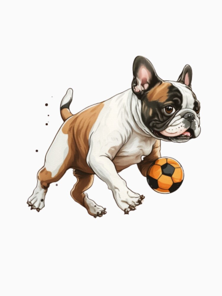 Frenchie the Soccer Player French Bulldog by PetsEnough