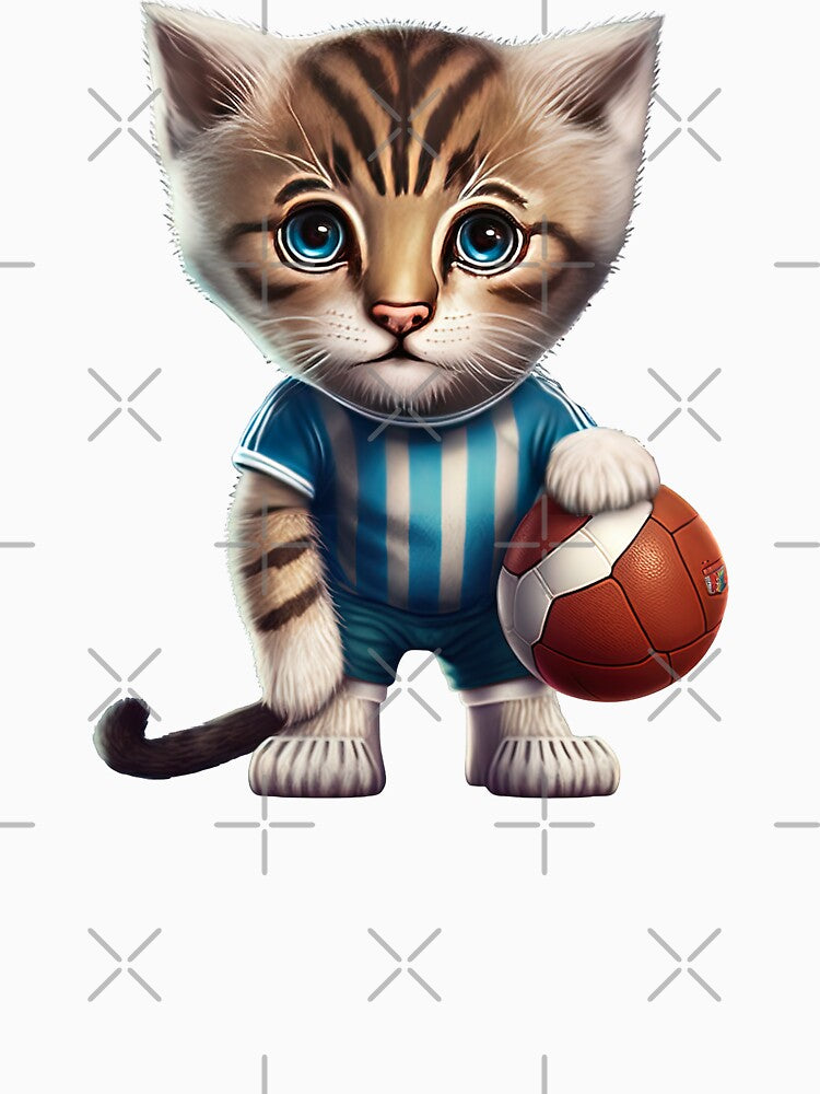 Cat holding ball by AnimalArtPhotos