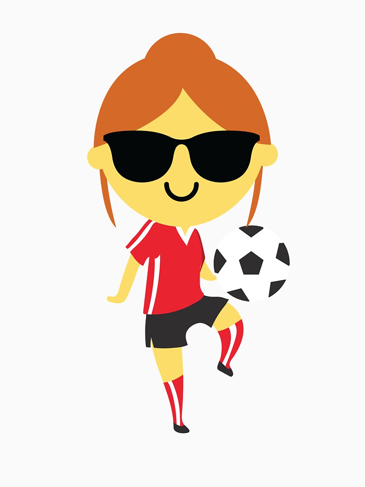 Soccer Girl Emoji by HippoEmo