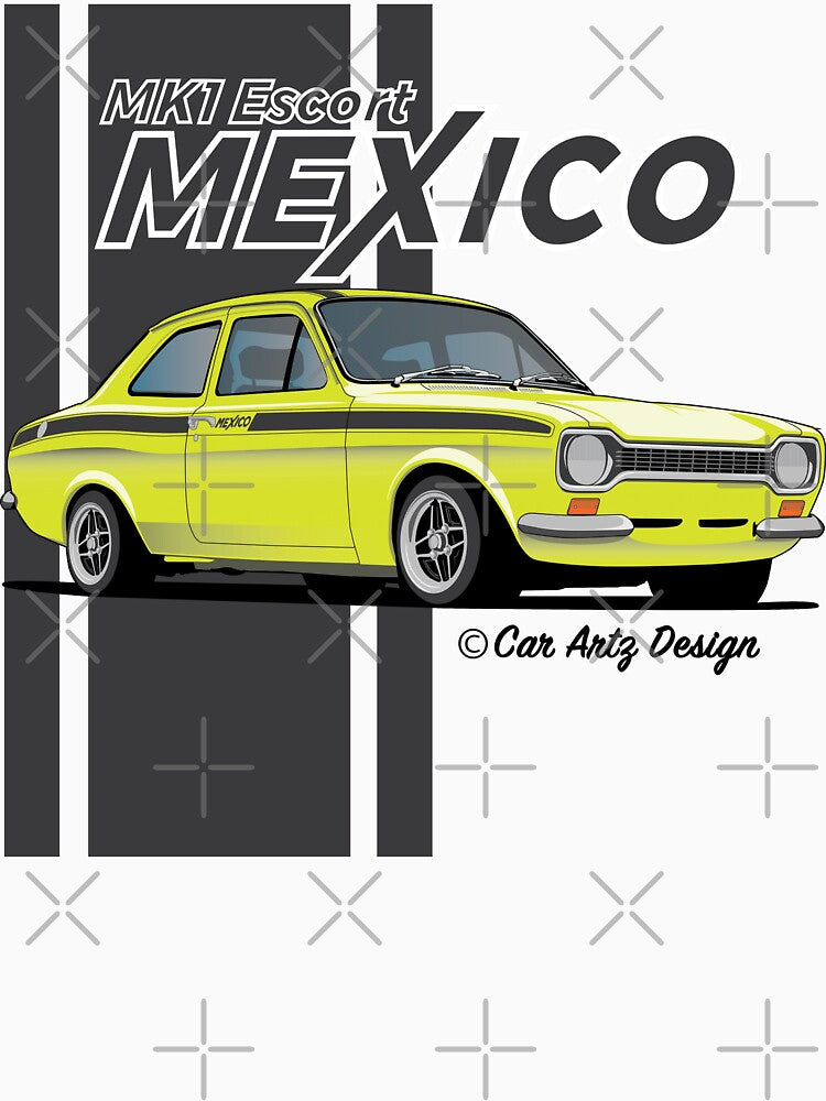 Mk1 Escort Mexico (Green + Black) by SketchMyRide