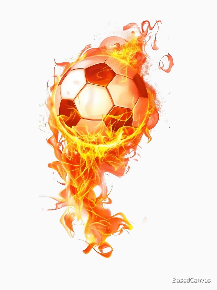 Soccer/Foot Ball set on Fire by BasedCanvas