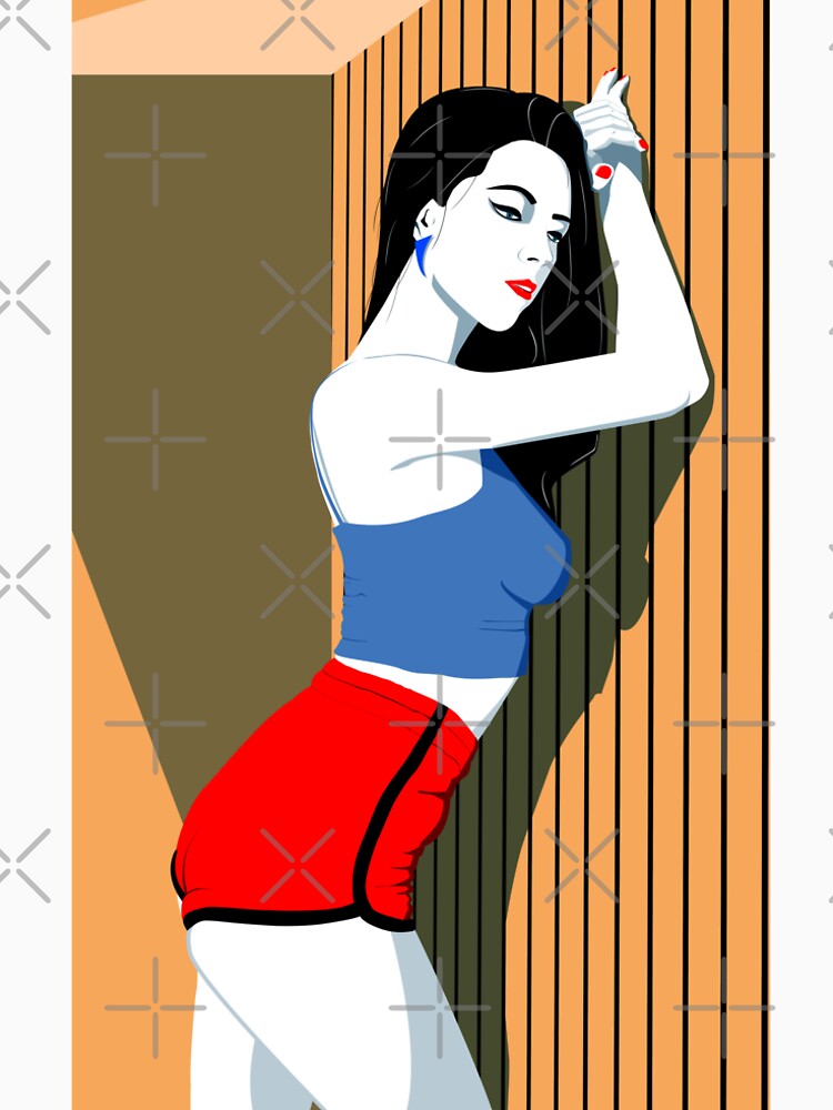 Athletic Girl vector art by Retroperks