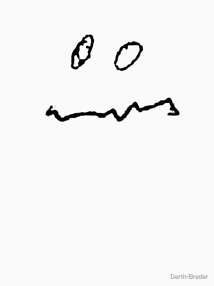 an awkward squiggly face by Darth-Brader