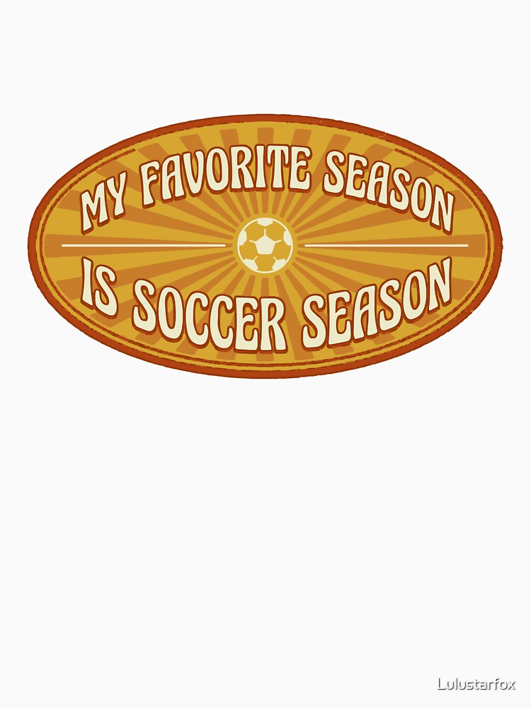 My favourite season is soccer season retro badge by Lulustarfox