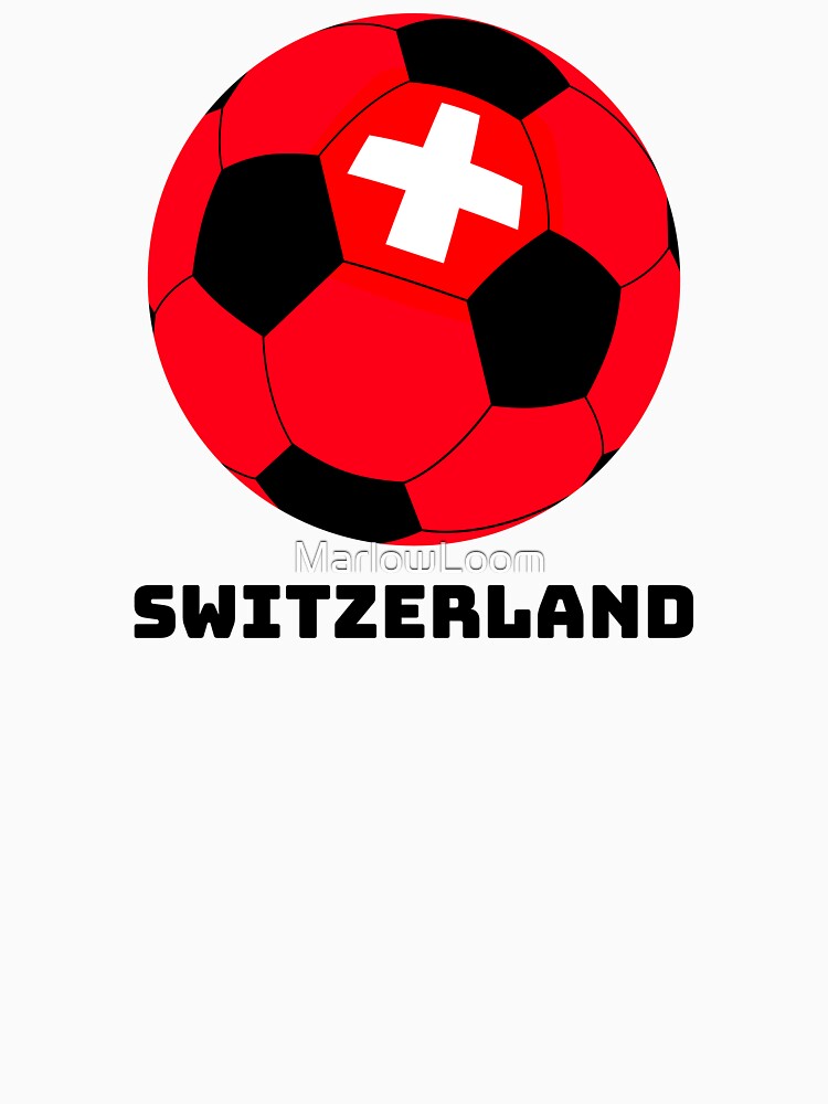 Switzerland Soccer Switzerland Gift Sports T-Shirt by MarlowLoom