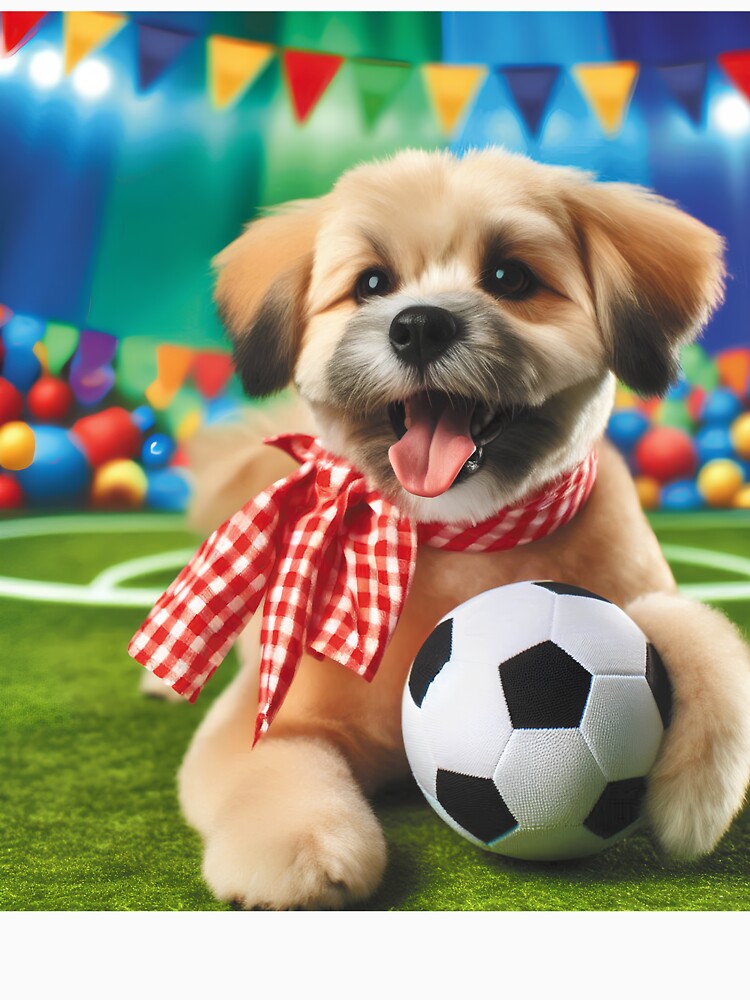 Funny Animals Playing Soccer Football Team, Kids Sports Animal Lover Gift, two by E.D.CH designs.