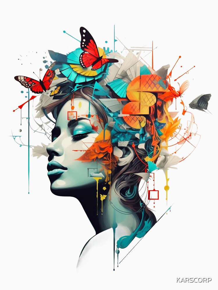 AI Generated Abstract Woman by KARSCORP