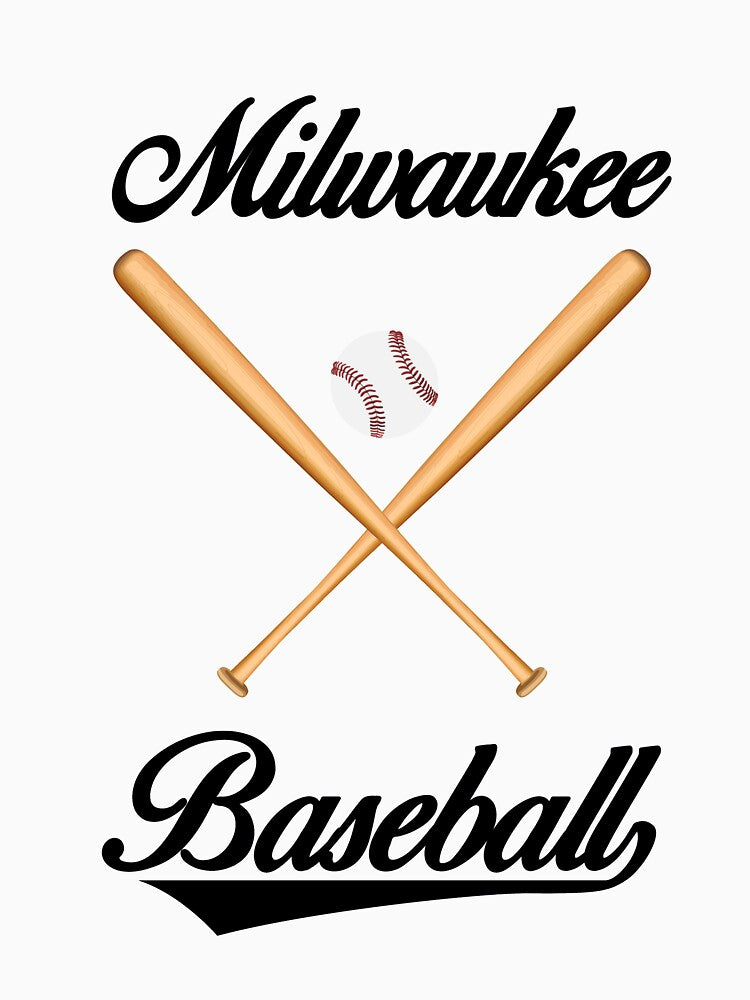 Milwaukee Baseball T-Shirt for Men and Women by AllStarMerch