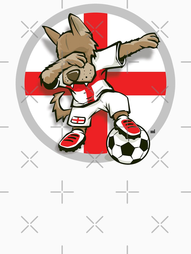 Football Dabbing Dog England by m. i.