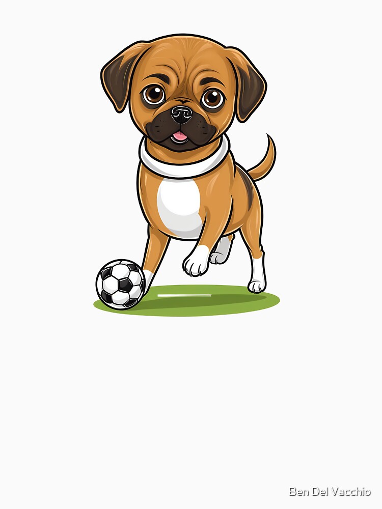 Soccer/Football Puggle by Ben Del Vacchio