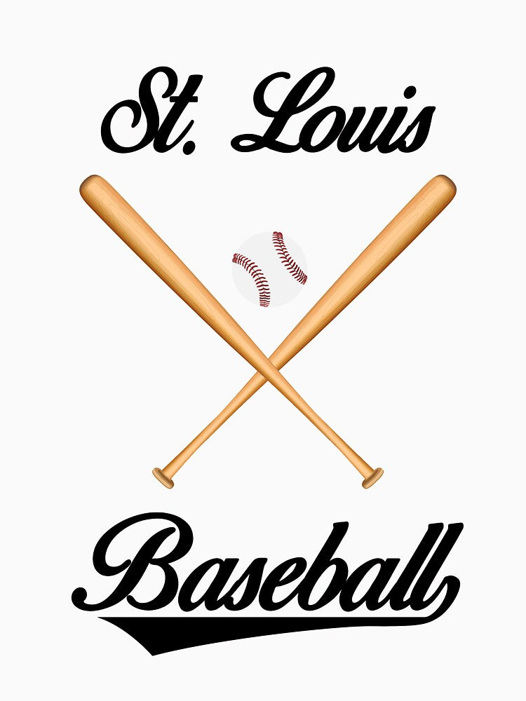 St. Louis Baseball T-Shirt for Men and Women by AllStarMerch