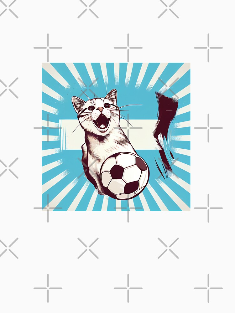 argentine winning world cup cat version by Deluzion