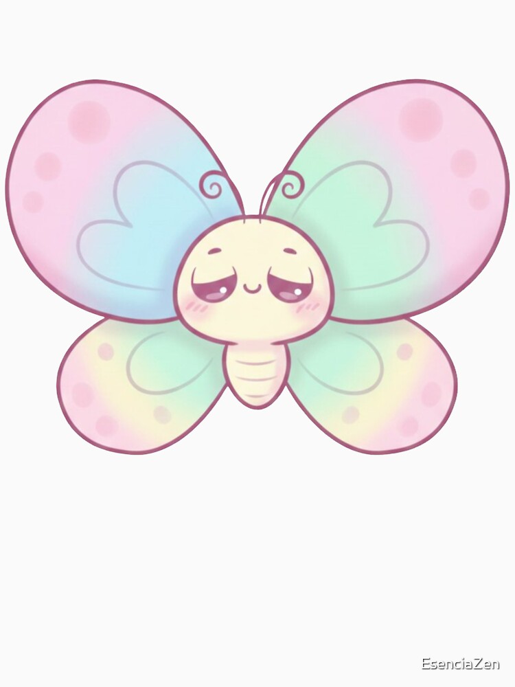 Kawaii Pastel Butterfly: Sweetness and Color by EsenciaZen