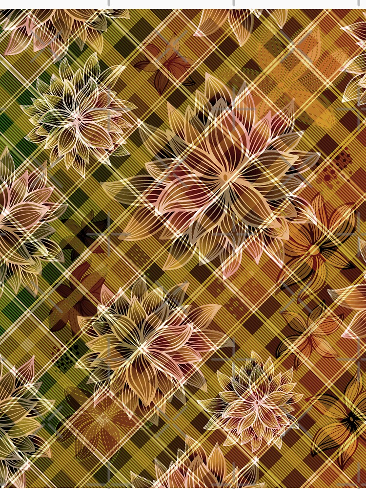 Plaid Floral by Talip Memis
