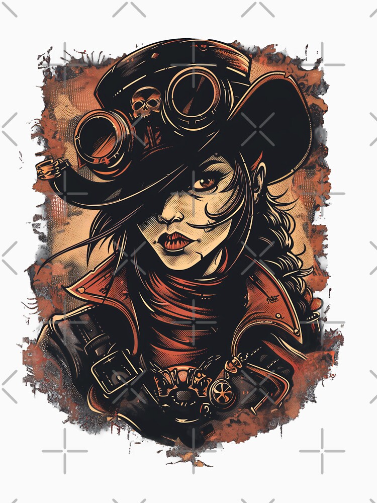 Steampunk Female Outlaw by CryptidChron24