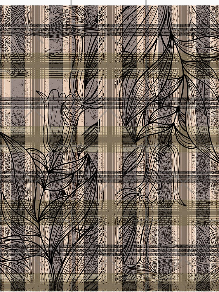 Plaid Flowers by Talip Memis