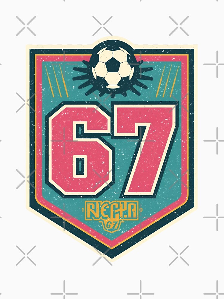 Retro Rio 67 Soccer Badge by PixelKickr