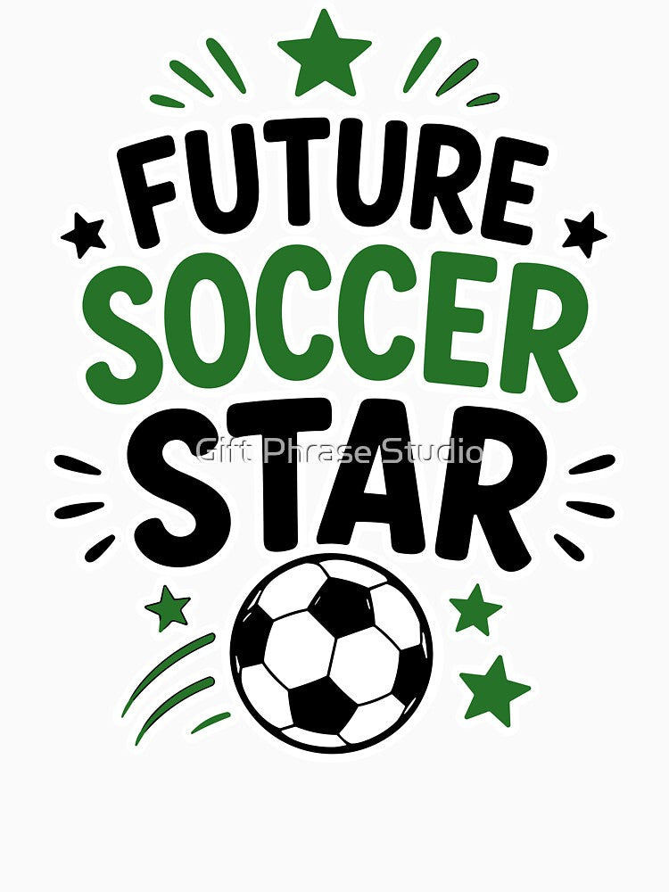 Future Soccer Star – Kids Soccer Player Gift by Gift Phrase Studio
