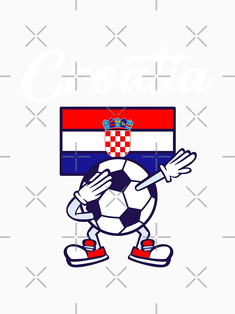 CROATIA - Dabbing Football Soccer Ball - CROATIA by Darling DeDe