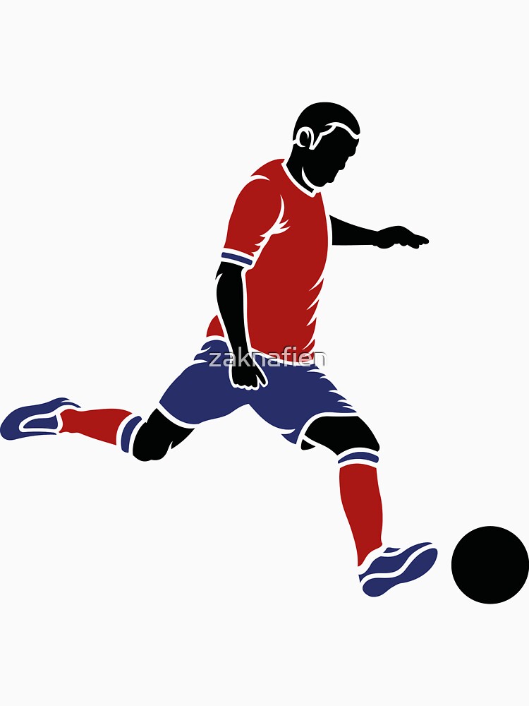 Soccer Player kicking a ball by zaknafien