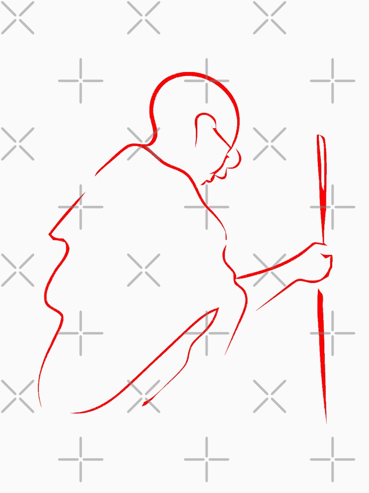 Mahatma Gandhi Art Representation by CyberYogi