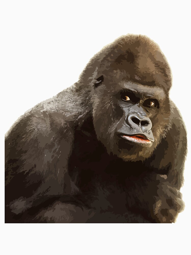 Gorilla T-Shirt for Men and Women by AllStarMerch