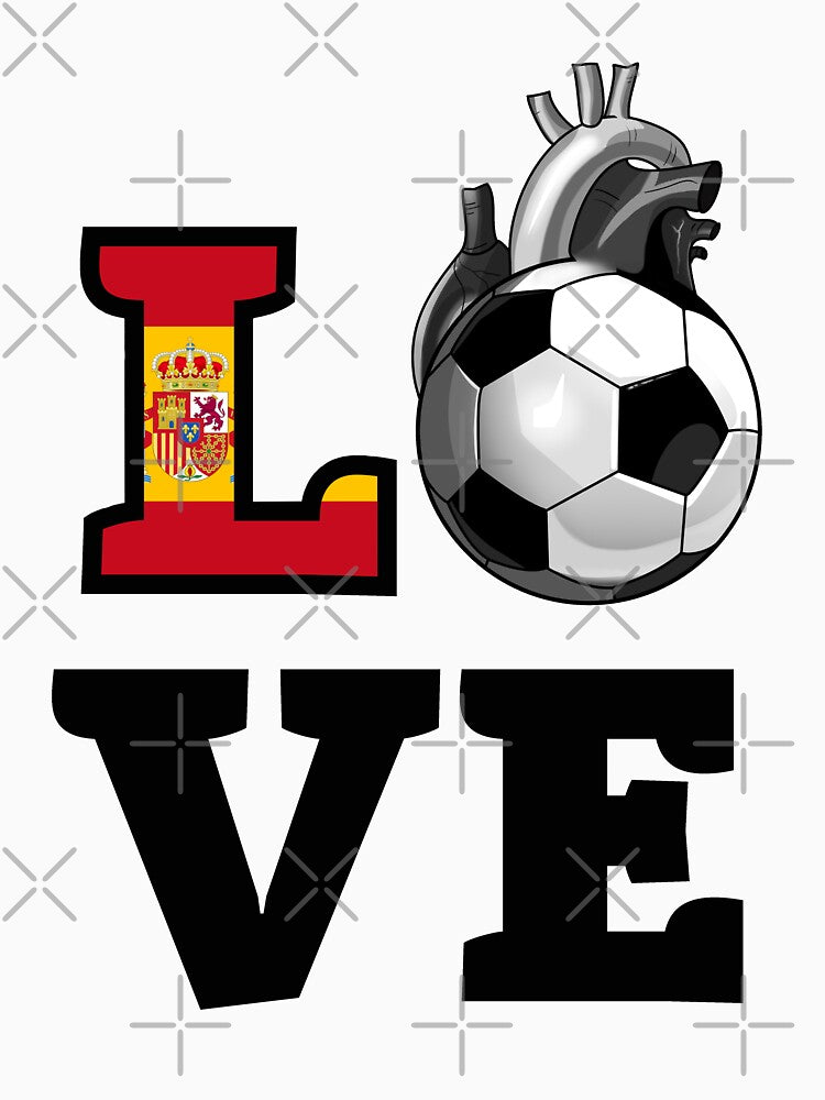 Love spanish soccer by Marti t-shirts