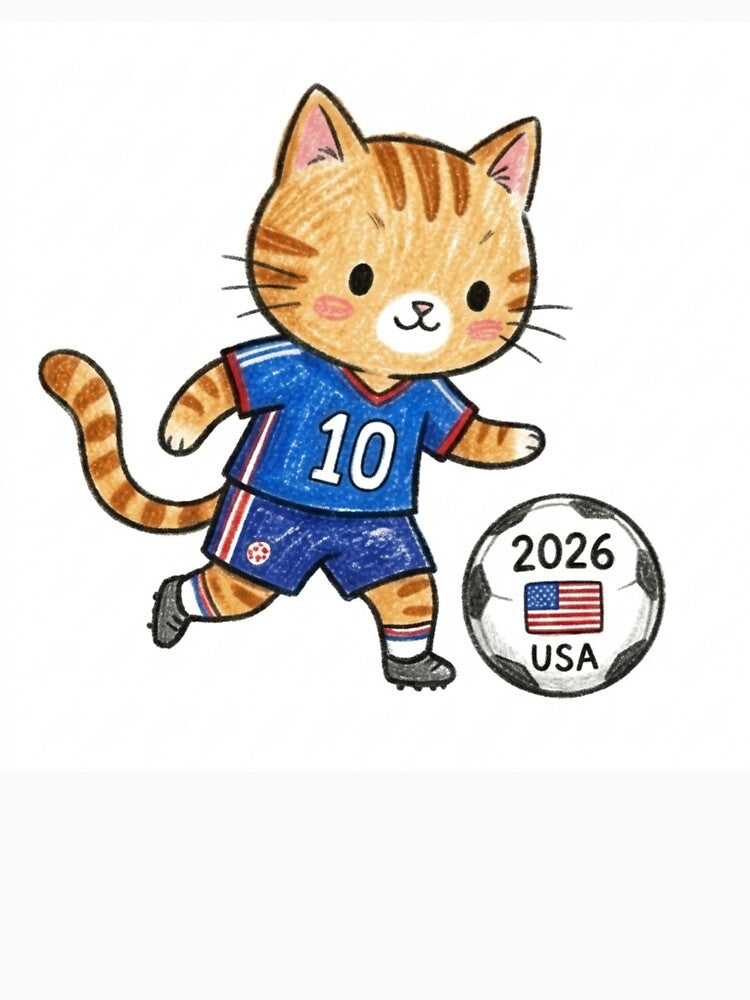 USA Soccer Cat #10 - 2026 Fan Art by TaiwanMemory