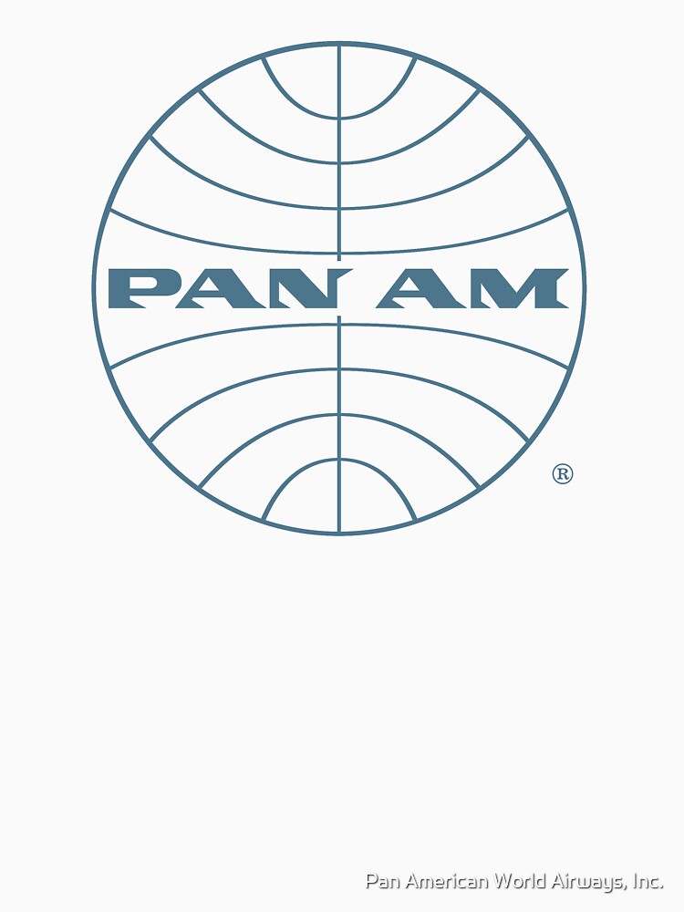 Pan Am Early 1950s Globe Thin Frame by Pan American World Airways, Inc.