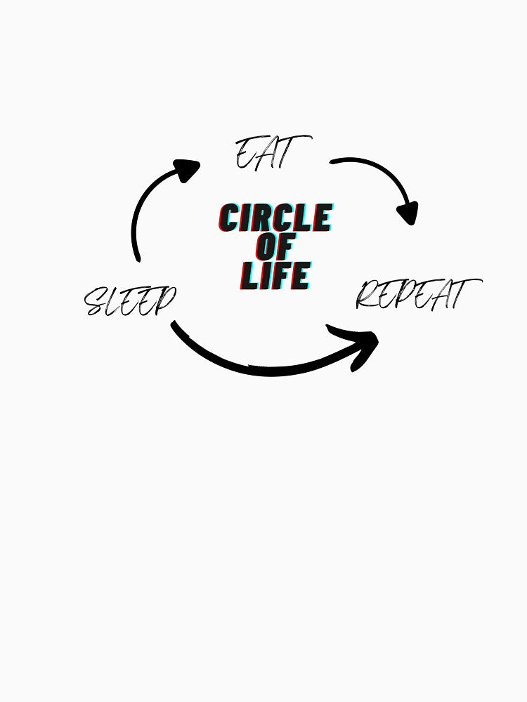 Circle of Life - Eat, Sleep, Repeat by DarkLitDesigns