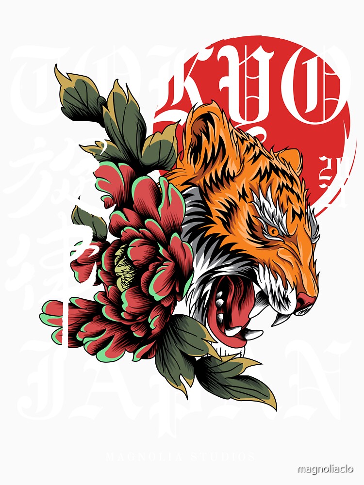 TOKYO JAPAN TIGER design by magnoliaclo
