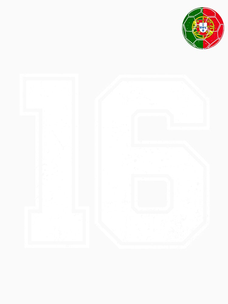 Portugal Soccer Number 16 Vintage Sports Fan by OliviaHayesArt