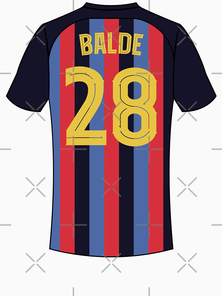 Alex Balde Barcelona football jersey number 28 by Justtrendytees