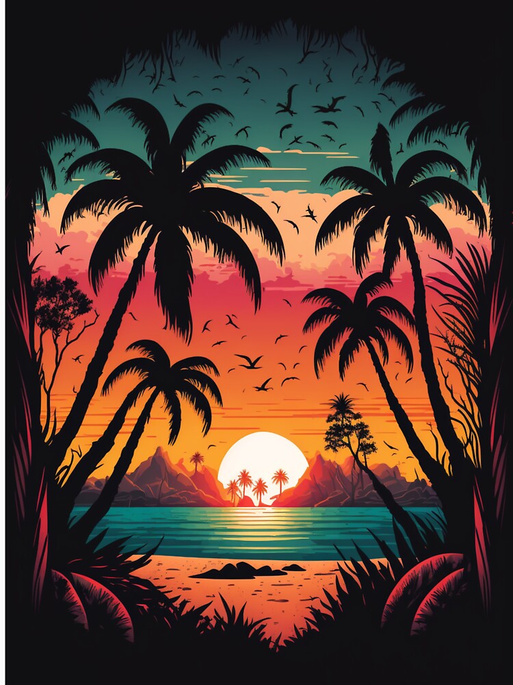 Palm Beach Sunset View by teesverified