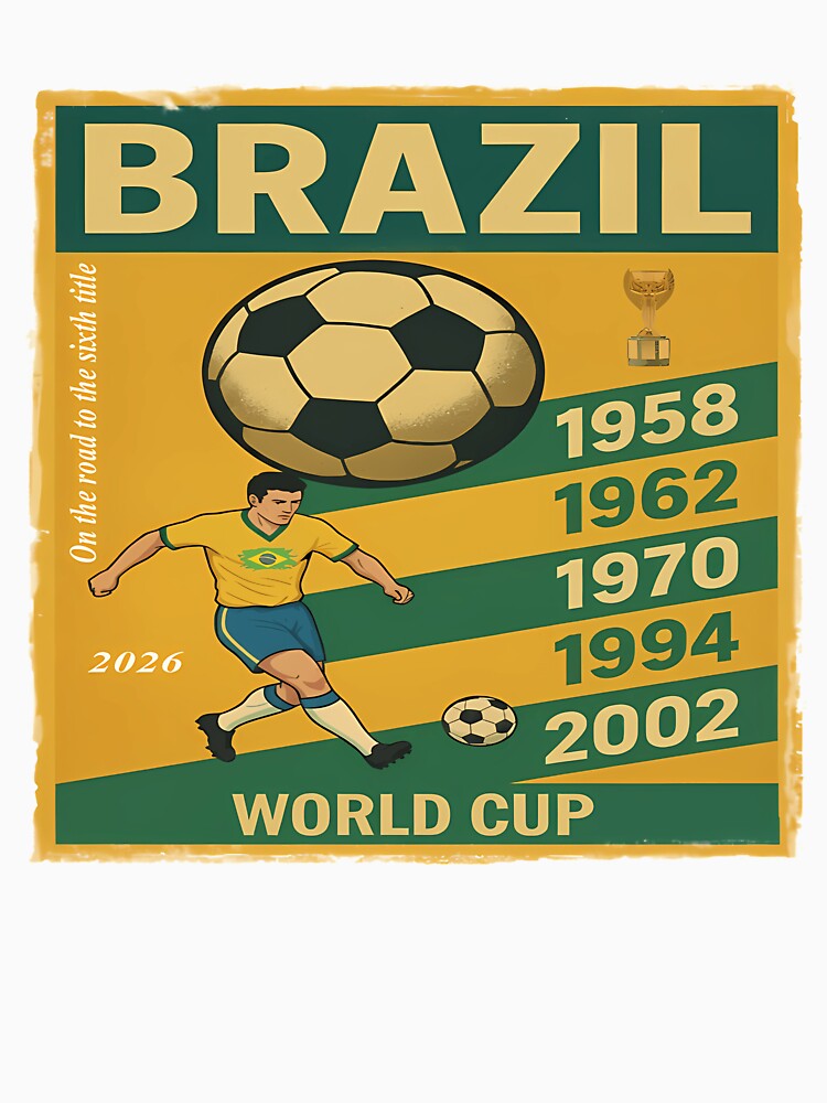 World Cup Soccer - Brazil - Vintage by SeanVincent8