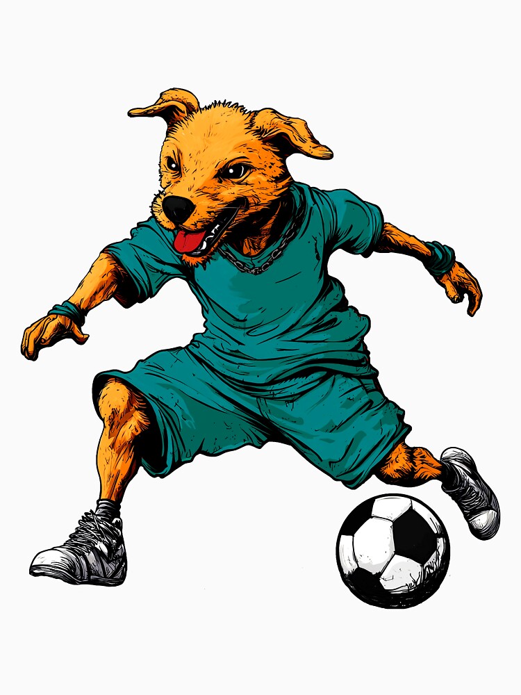 Dog footballer by Soulskier