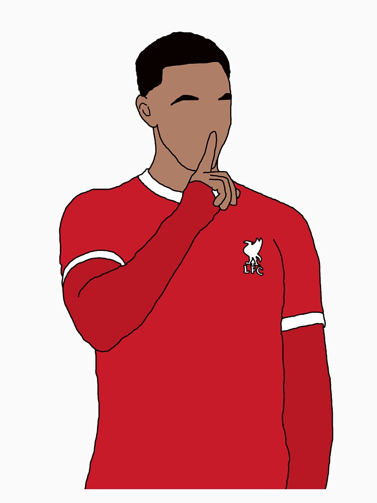 Trent Alexander-Arnold Shush by Three Word Doodles