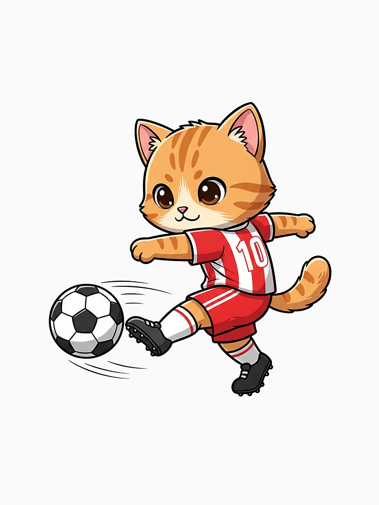 Soccer Player Cat by HoopeStylee
